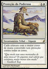 Proteção do Poderoso / Favor of the Mighty - Magic: The Gathering - MoxLand